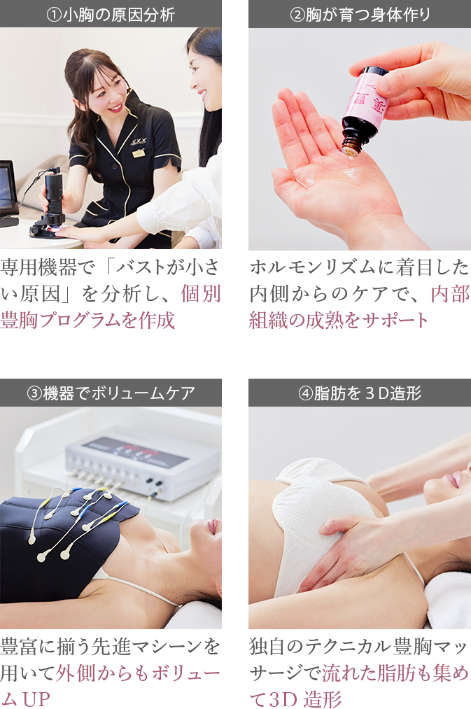 原因分析・ボリューム成分導入・脂肪造形