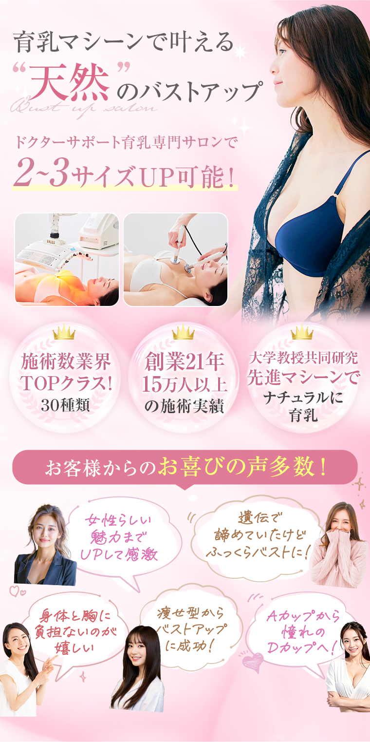 医療提携・バストアップ専門メディカルサロンM.M.M